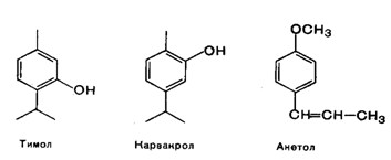 Терпеноиды Тимол, Карвакрол, Анетол