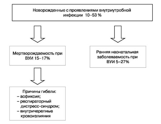 Различные проявления внутриутробной инфекции