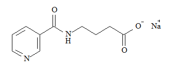 Натриевая соль N-никотиноил гамма-аминомасляной кислоты